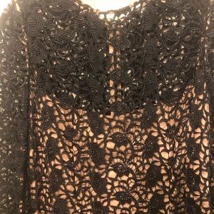 Gorgeous Carmen Marc Valvo floor length lace evening gown. Never worn.